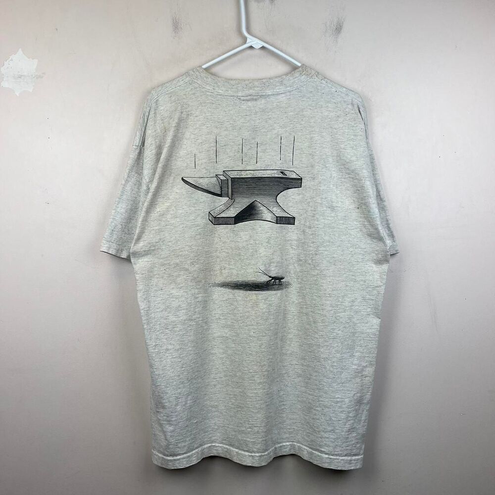 Microsoft Network Bug Tester Double Sided Single Stitch T Shirt Vtg 90s USA XL
